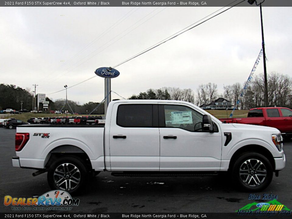 2021 Ford F150 STX SuperCrew 4x4 Oxford White / Black Photo #6