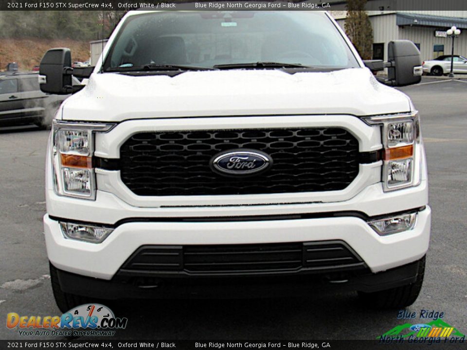 2021 Ford F150 STX SuperCrew 4x4 Oxford White / Black Photo #8