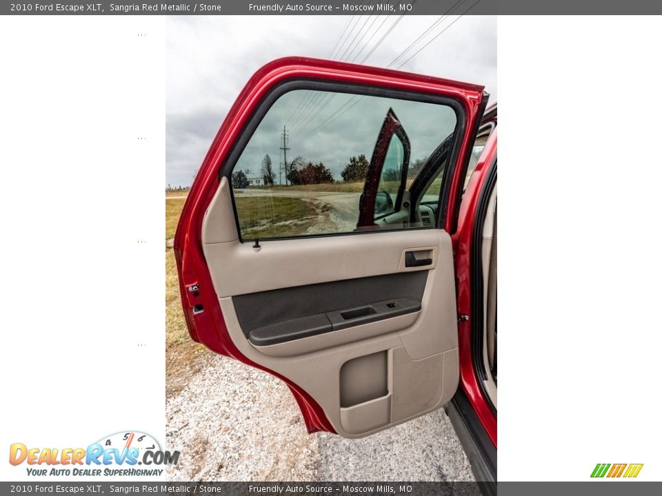 2010 Ford Escape XLT Sangria Red Metallic / Stone Photo #21