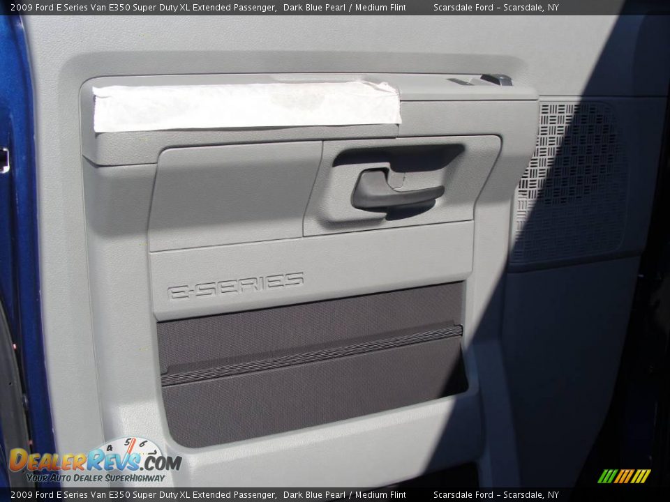 2009 Ford E Series Van E350 Super Duty XL Extended Passenger Dark Blue Pearl / Medium Flint Photo #9