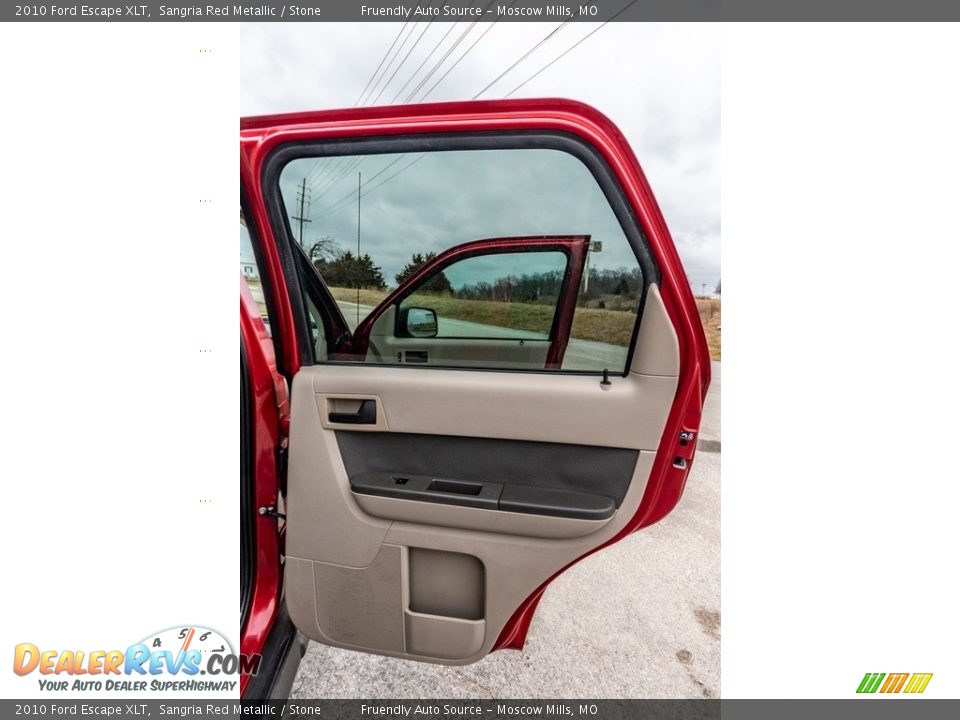 2010 Ford Escape XLT Sangria Red Metallic / Stone Photo #25