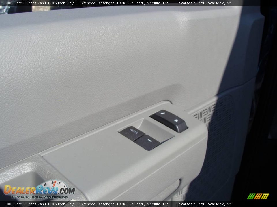 2009 Ford E Series Van E350 Super Duty XL Extended Passenger Dark Blue Pearl / Medium Flint Photo #10