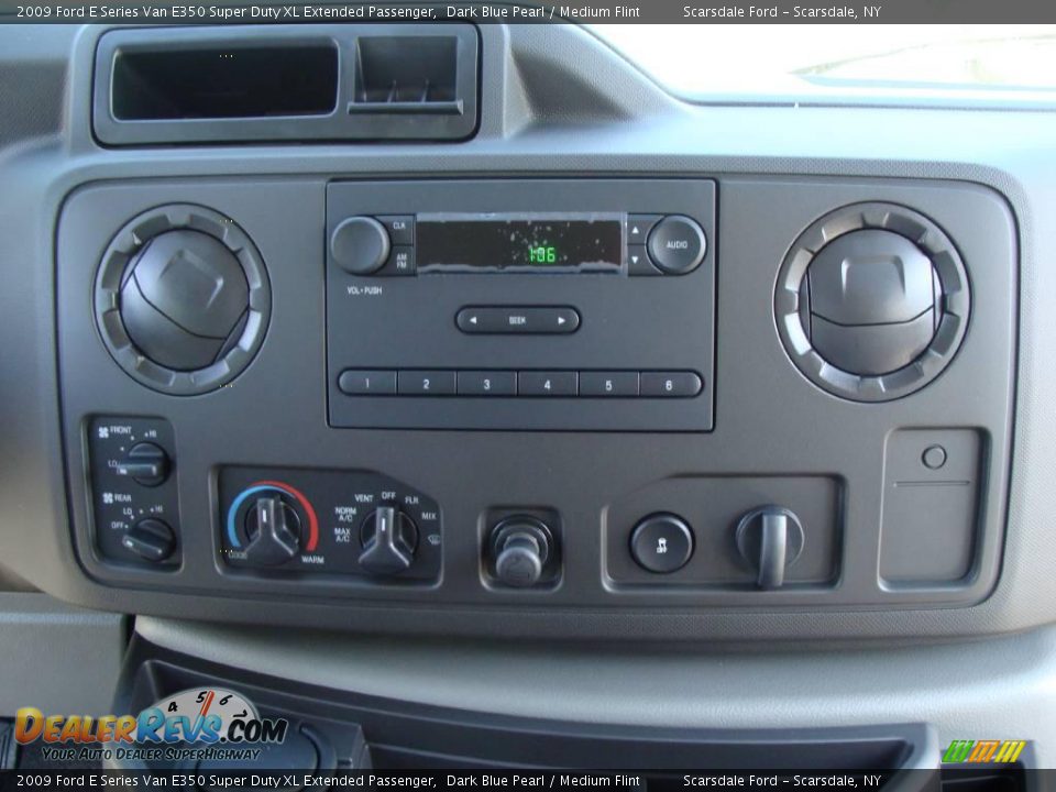 2009 Ford E Series Van E350 Super Duty XL Extended Passenger Dark Blue Pearl / Medium Flint Photo #17