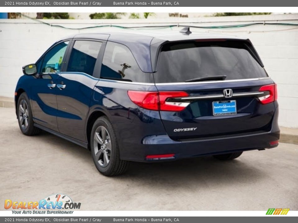 2021 Honda Odyssey EX Obsidian Blue Pearl / Gray Photo #2