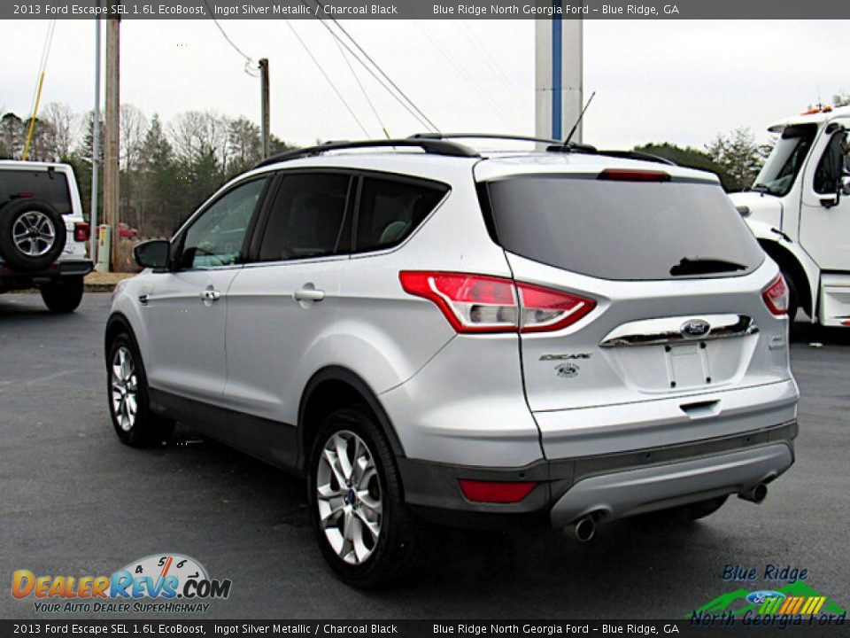 2013 Ford Escape SEL 1.6L EcoBoost Ingot Silver Metallic / Charcoal Black Photo #3