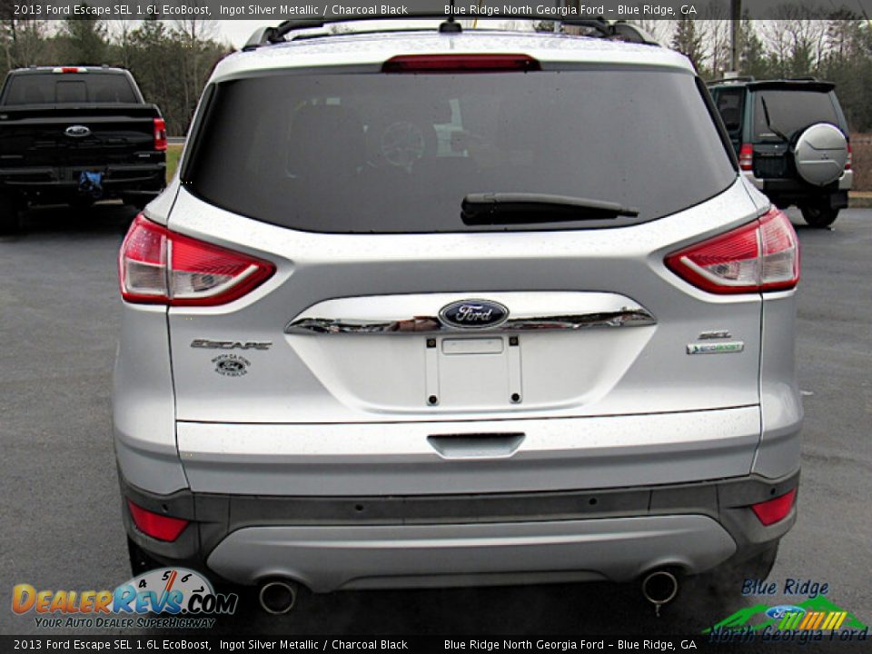 2013 Ford Escape SEL 1.6L EcoBoost Ingot Silver Metallic / Charcoal Black Photo #4
