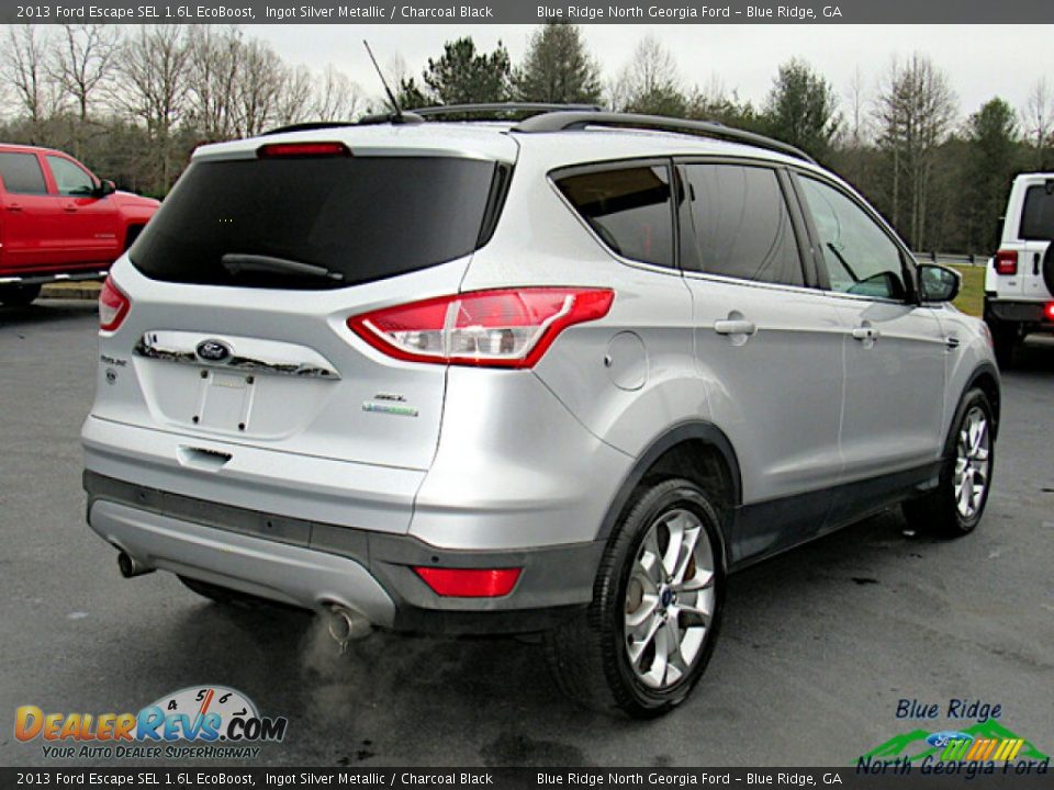 2013 Ford Escape SEL 1.6L EcoBoost Ingot Silver Metallic / Charcoal Black Photo #5