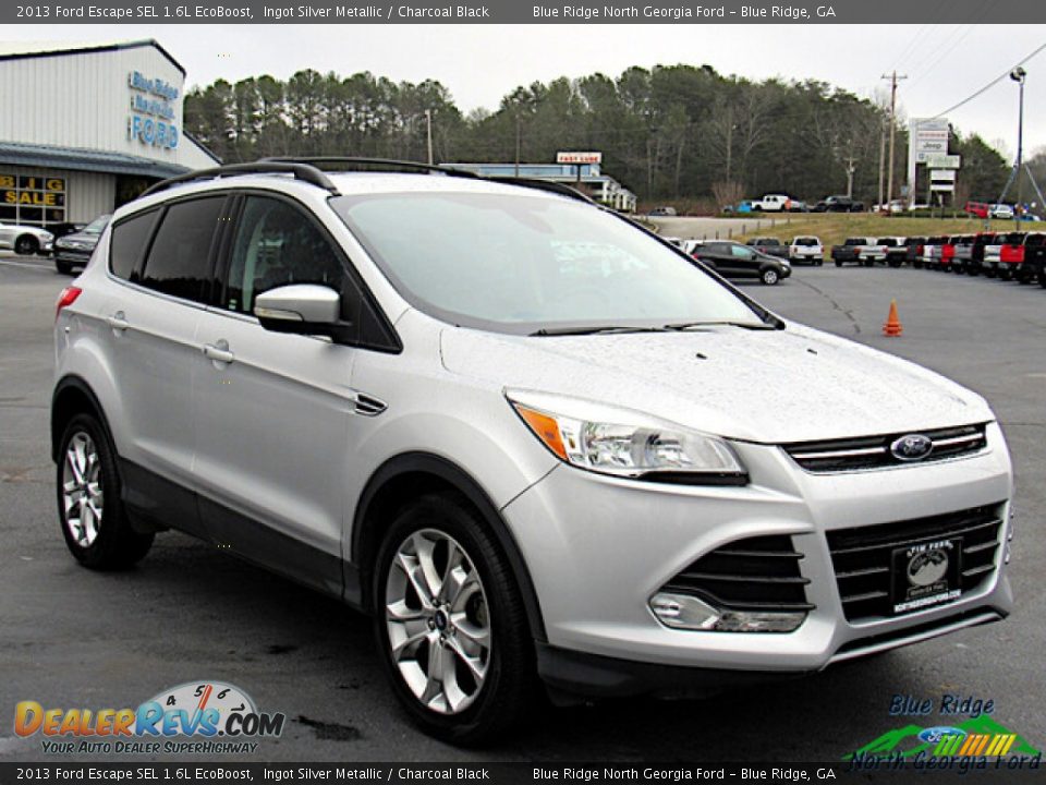 2013 Ford Escape SEL 1.6L EcoBoost Ingot Silver Metallic / Charcoal Black Photo #7