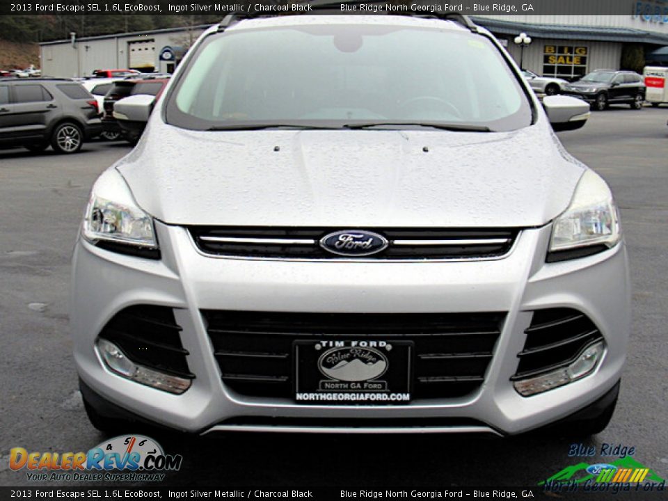 2013 Ford Escape SEL 1.6L EcoBoost Ingot Silver Metallic / Charcoal Black Photo #8