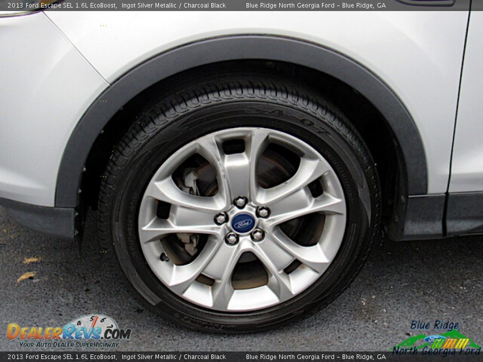 2013 Ford Escape SEL 1.6L EcoBoost Ingot Silver Metallic / Charcoal Black Photo #9
