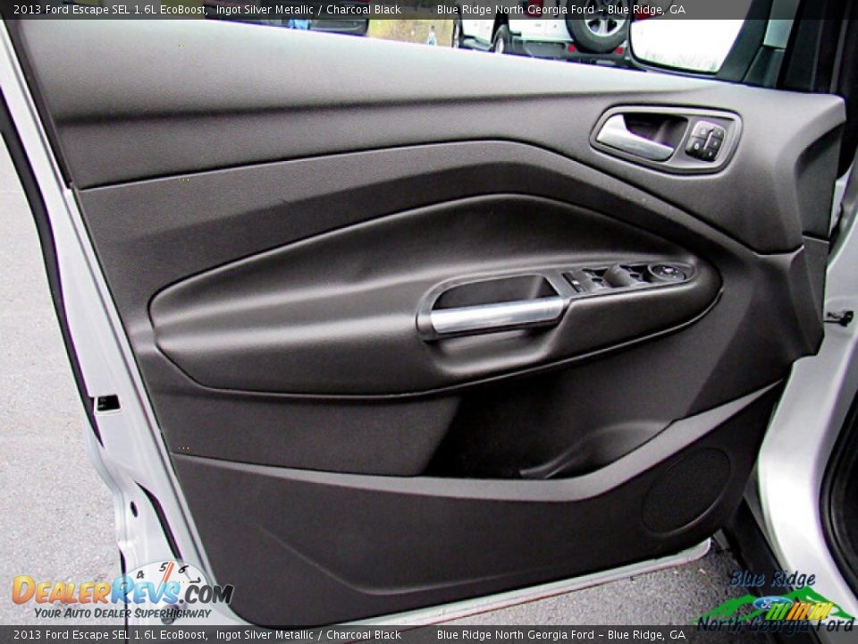 2013 Ford Escape SEL 1.6L EcoBoost Ingot Silver Metallic / Charcoal Black Photo #10