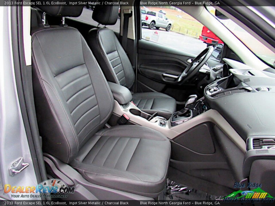 2013 Ford Escape SEL 1.6L EcoBoost Ingot Silver Metallic / Charcoal Black Photo #12