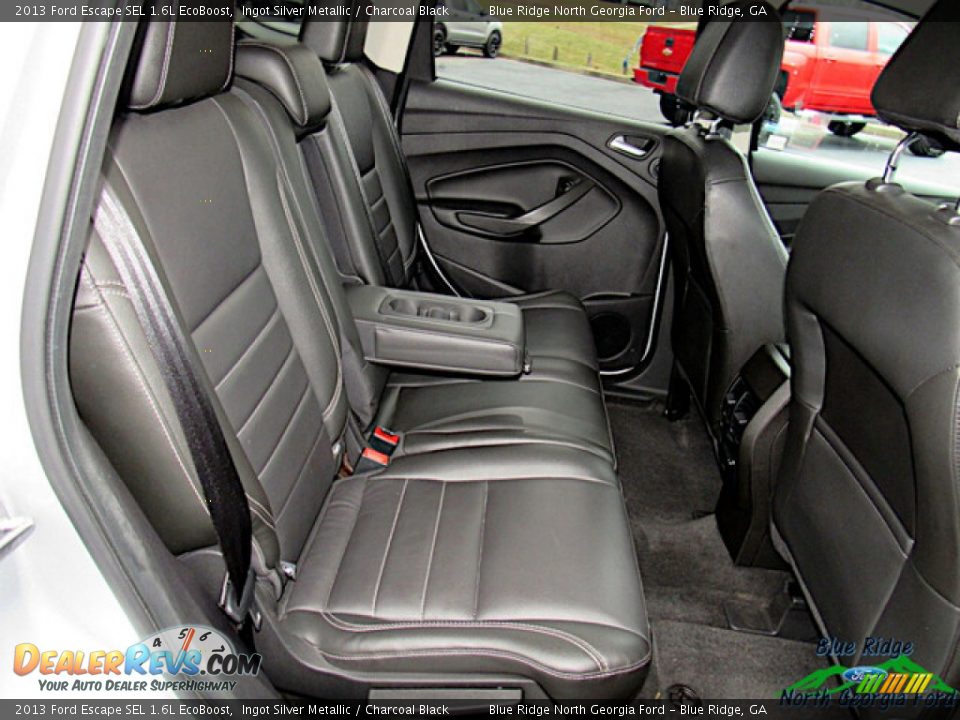 2013 Ford Escape SEL 1.6L EcoBoost Ingot Silver Metallic / Charcoal Black Photo #13