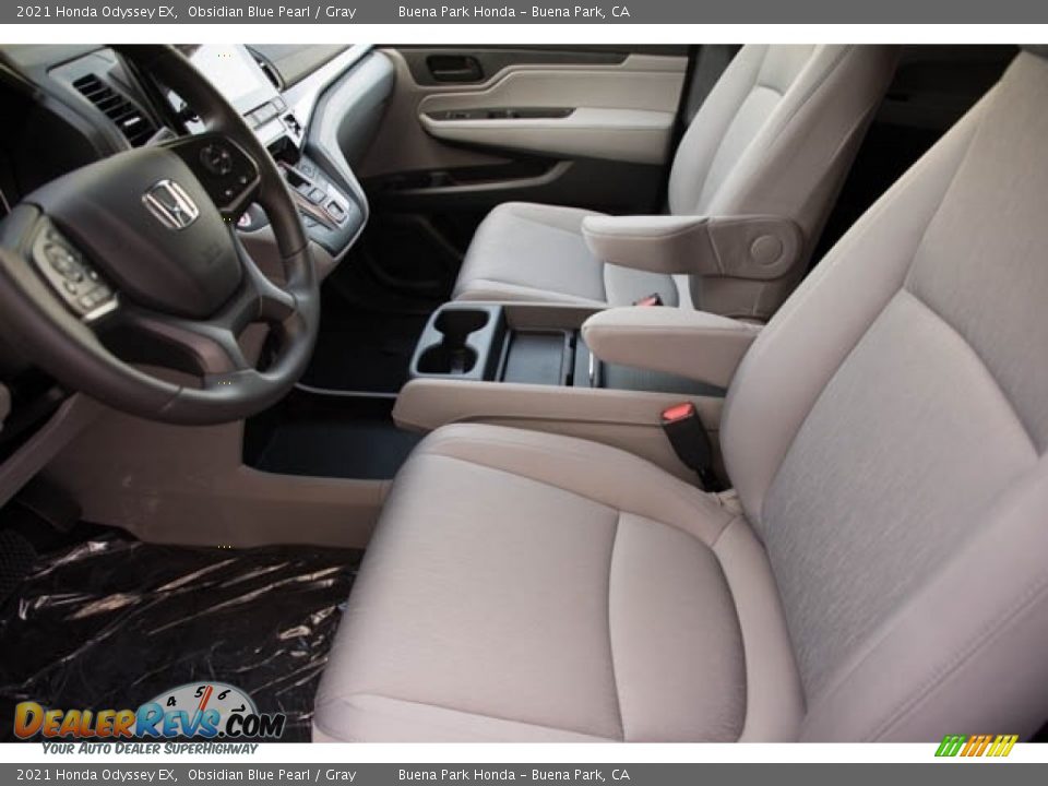 2021 Honda Odyssey EX Obsidian Blue Pearl / Gray Photo #15