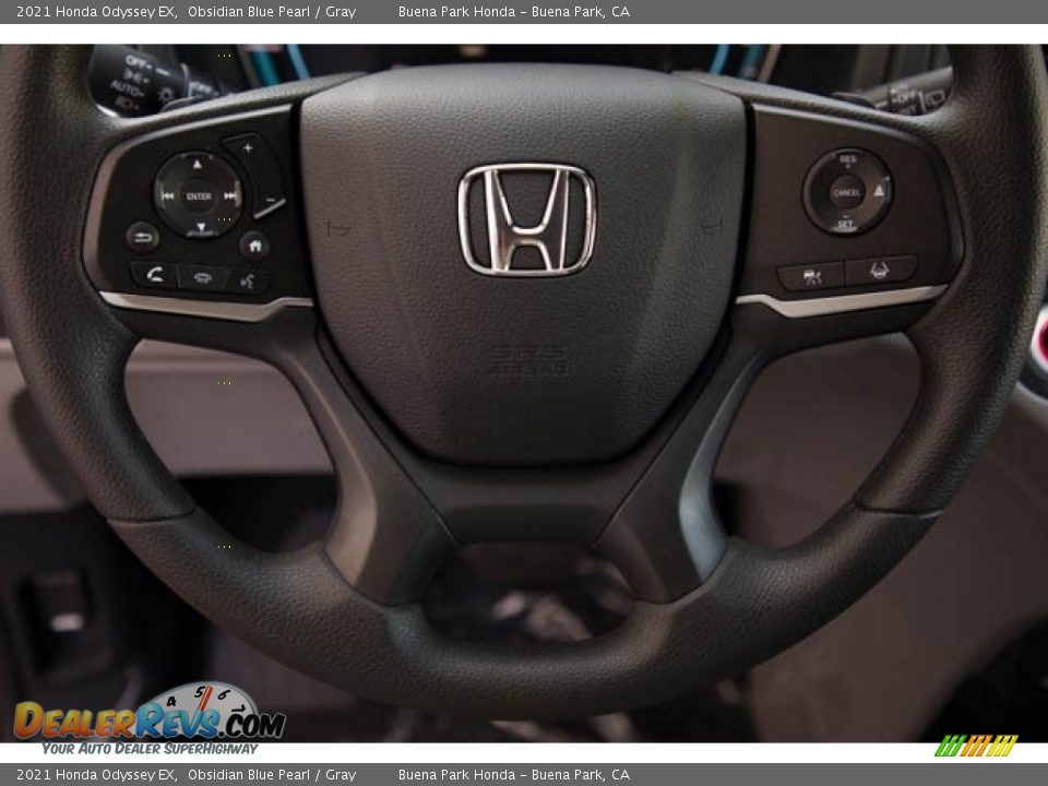 2021 Honda Odyssey EX Obsidian Blue Pearl / Gray Photo #19
