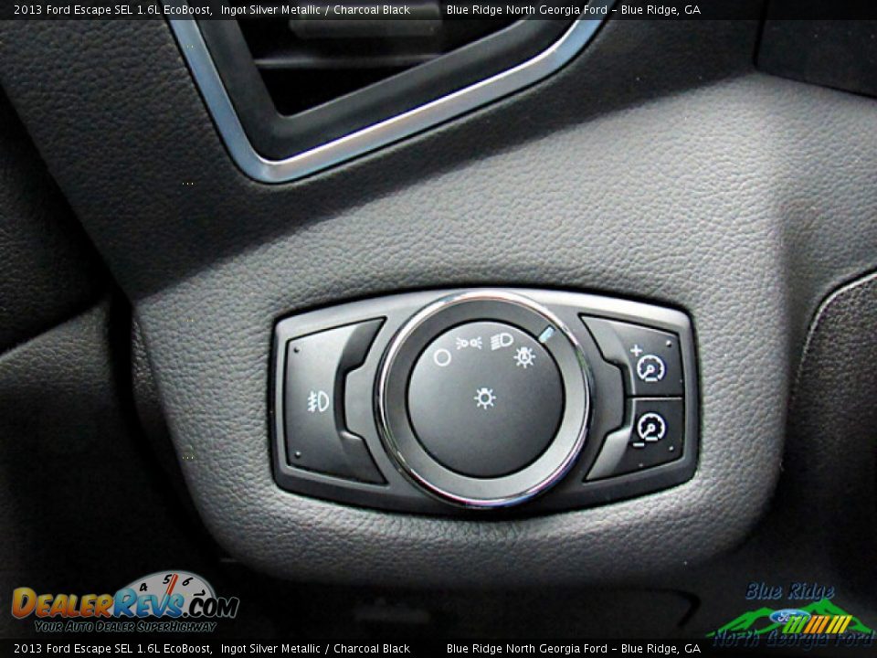 2013 Ford Escape SEL 1.6L EcoBoost Ingot Silver Metallic / Charcoal Black Photo #22