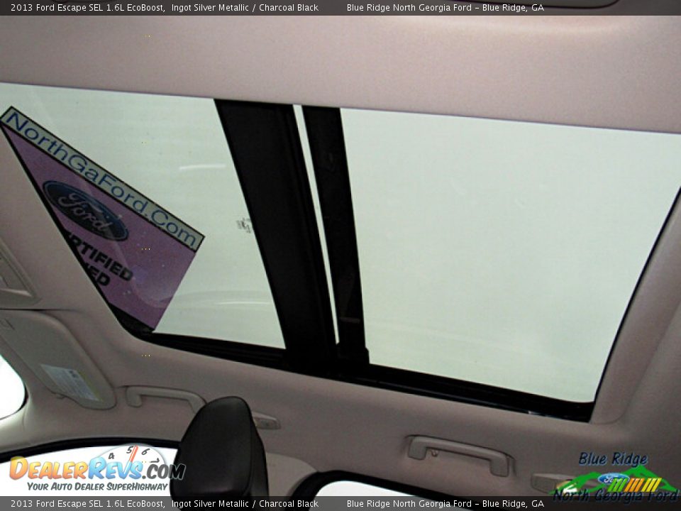 2013 Ford Escape SEL 1.6L EcoBoost Ingot Silver Metallic / Charcoal Black Photo #23