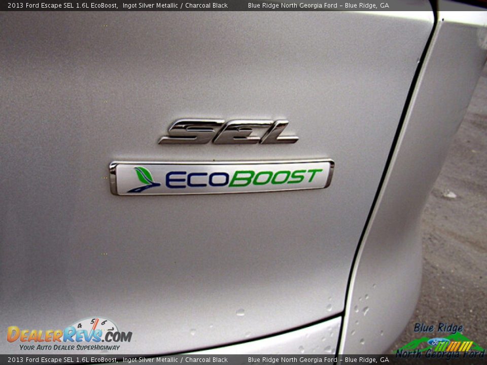 2013 Ford Escape SEL 1.6L EcoBoost Ingot Silver Metallic / Charcoal Black Photo #26