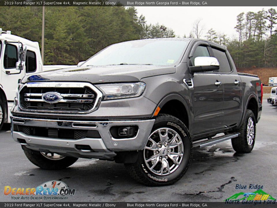 2019 Ford Ranger XLT SuperCrew 4x4 Magnetic Metallic / Ebony Photo #1