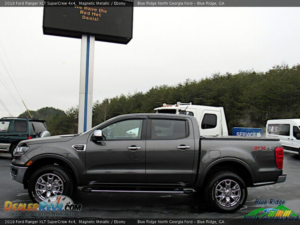 2019 Ford Ranger XLT SuperCrew 4x4 Magnetic Metallic / Ebony Photo #2