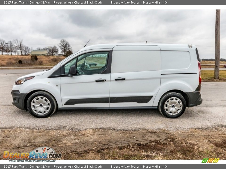 2015 Ford Transit Connect XL Van Frozen White / Charcoal Black Cloth Photo #7