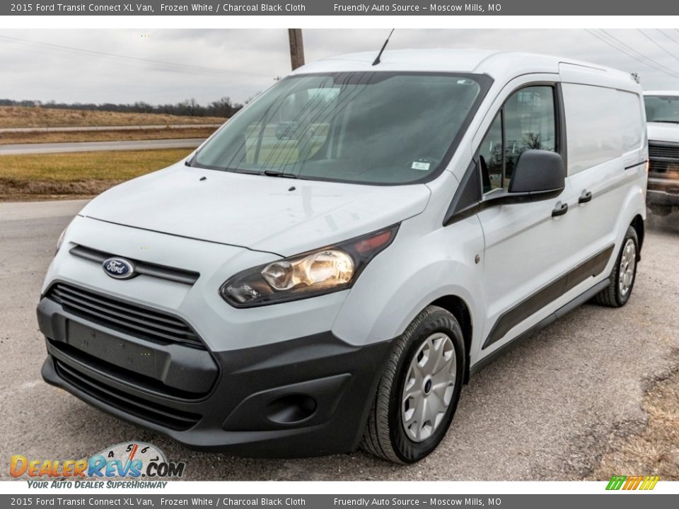 2015 Ford Transit Connect XL Van Frozen White / Charcoal Black Cloth Photo #8