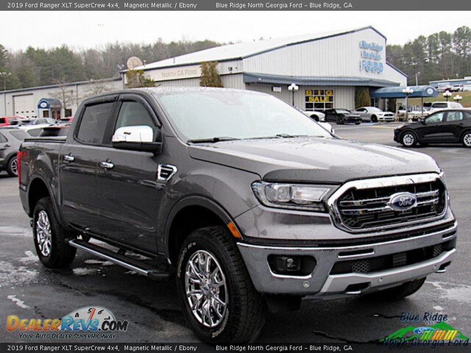 2019 Ford Ranger XLT SuperCrew 4x4 Magnetic Metallic / Ebony Photo #6