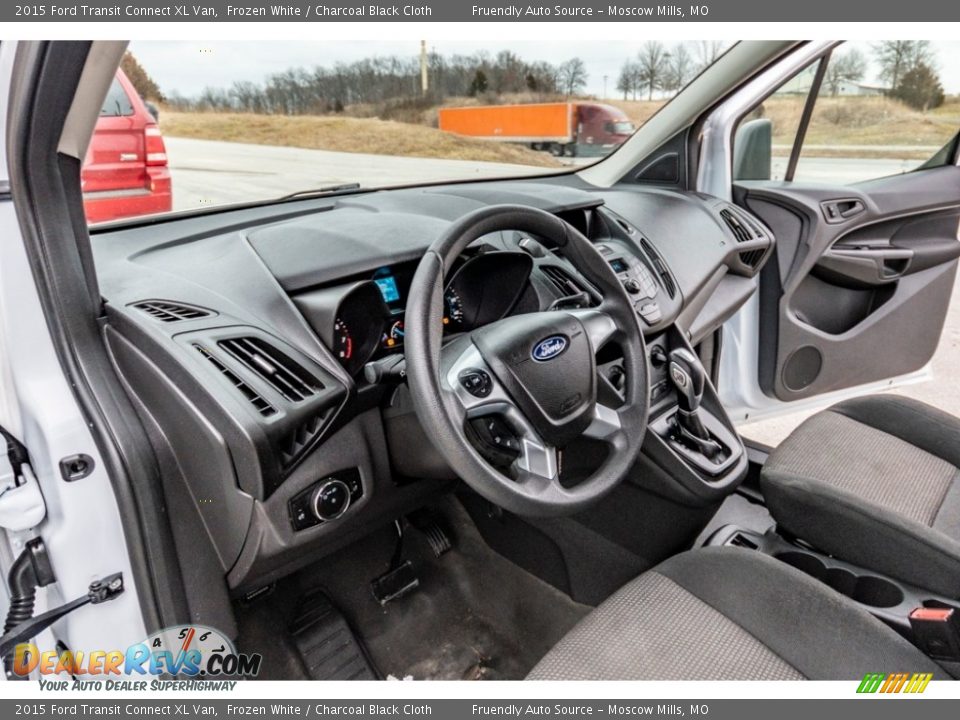 2015 Ford Transit Connect XL Van Frozen White / Charcoal Black Cloth Photo #19