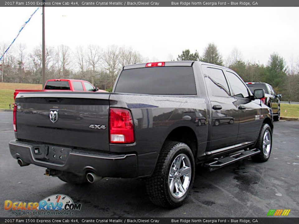 2017 Ram 1500 Express Crew Cab 4x4 Granite Crystal Metallic / Black/Diesel Gray Photo #5