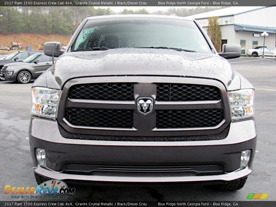 2017 Ram 1500 Express Crew Cab 4x4 Granite Crystal Metallic / Black/Diesel Gray Photo #8