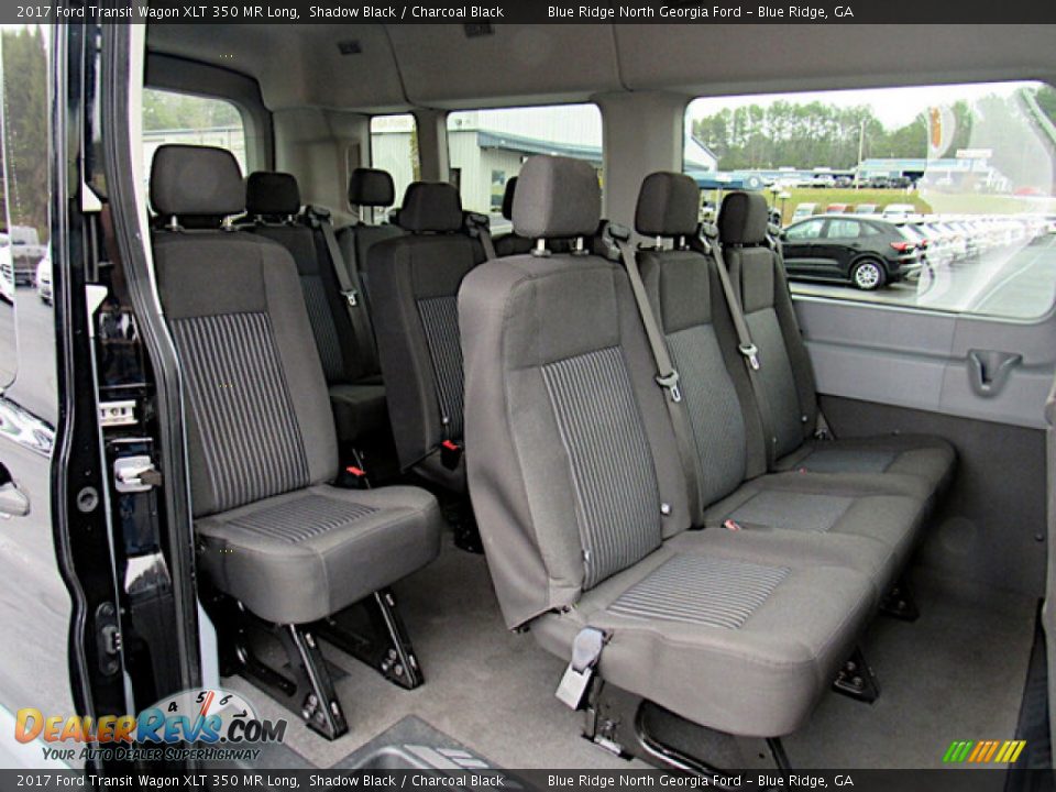 Rear Seat of 2017 Ford Transit Wagon XLT 350 MR Long Photo #13