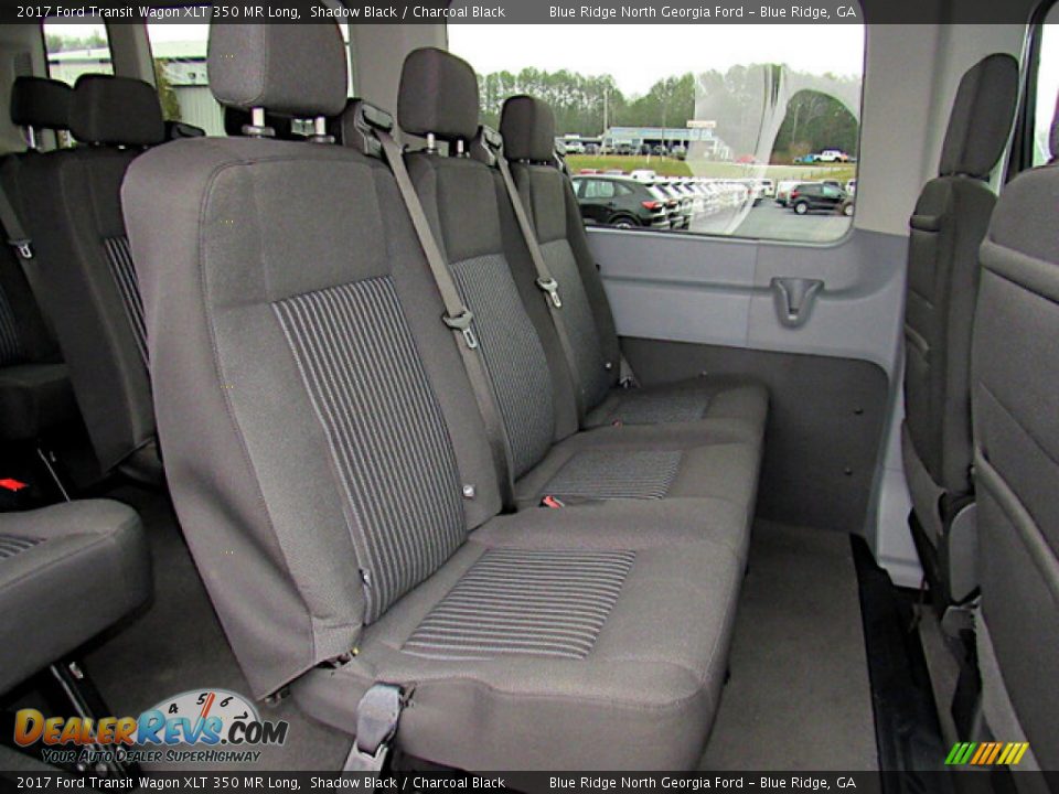 Rear Seat of 2017 Ford Transit Wagon XLT 350 MR Long Photo #14