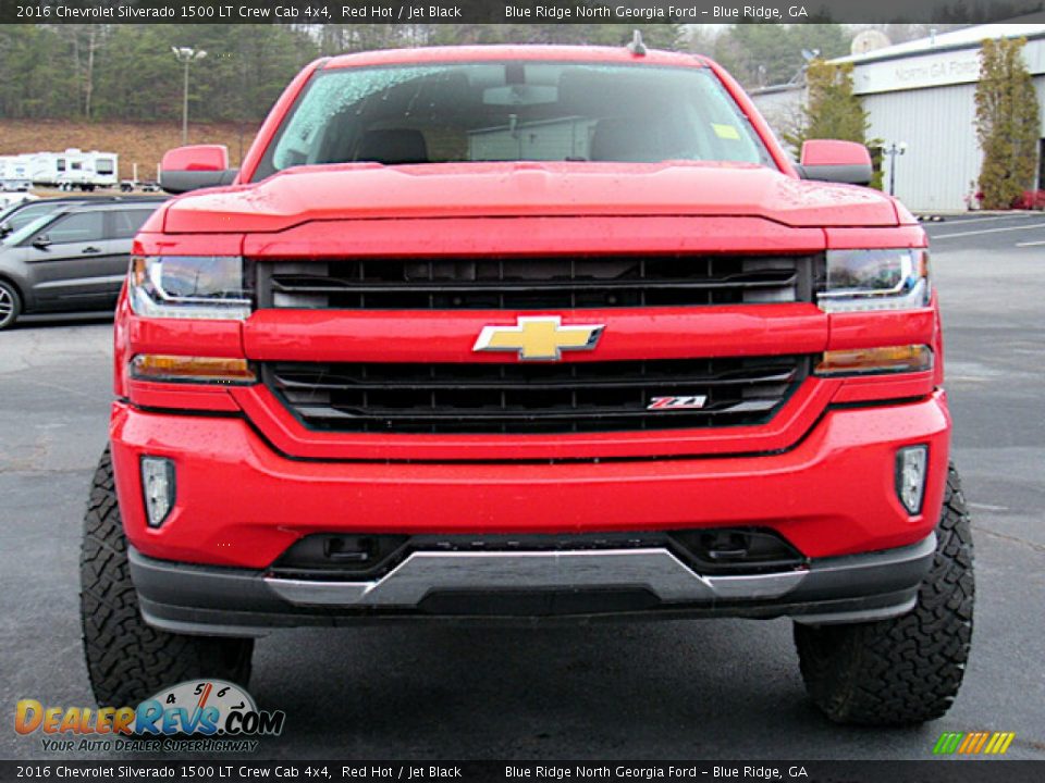 2016 Chevrolet Silverado 1500 LT Crew Cab 4x4 Red Hot / Jet Black Photo #8