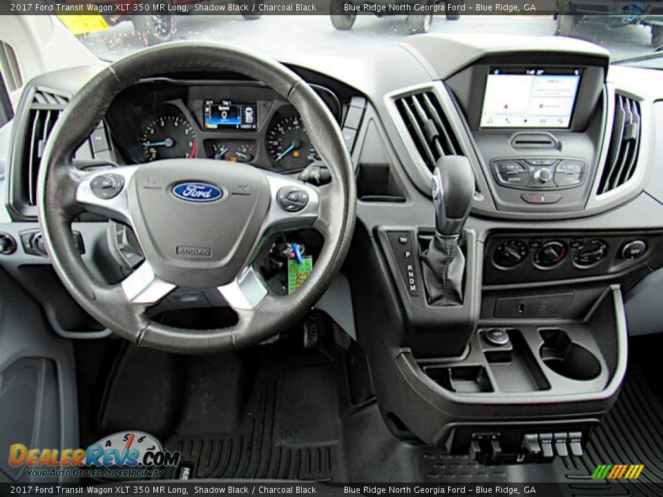 Dashboard of 2017 Ford Transit Wagon XLT 350 MR Long Photo #18