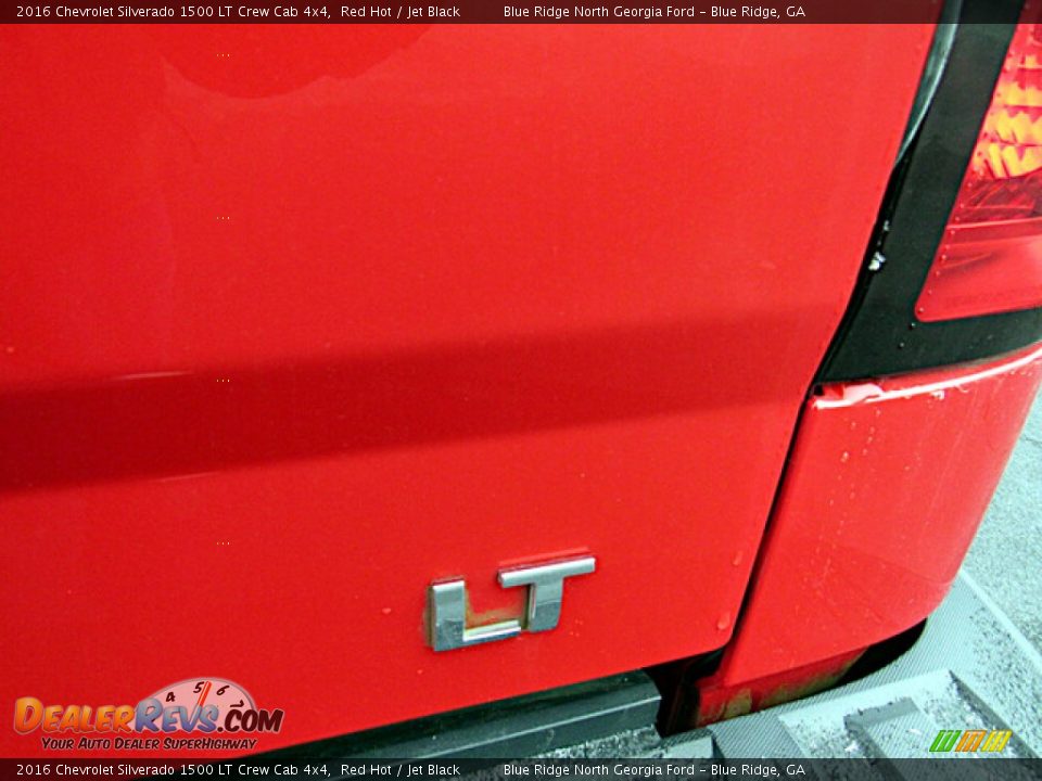 2016 Chevrolet Silverado 1500 LT Crew Cab 4x4 Red Hot / Jet Black Photo #30