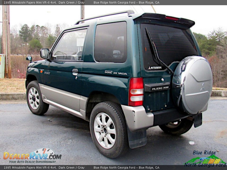 1995 Mitsubishi Pajero Mini VR-II 4x4 Dark Green / Gray Photo #3