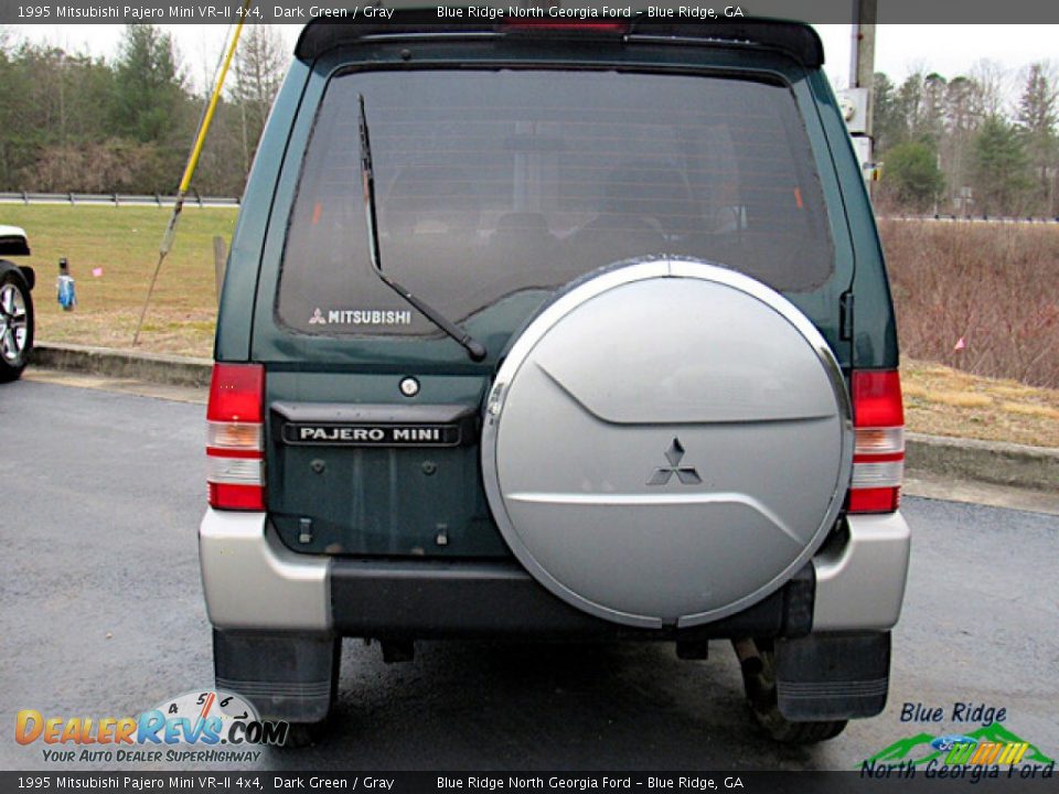 1995 Mitsubishi Pajero Mini VR-II 4x4 Dark Green / Gray Photo #4