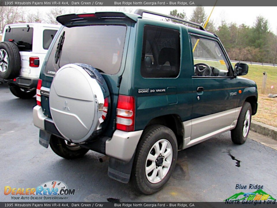 1995 Mitsubishi Pajero Mini VR-II 4x4 Dark Green / Gray Photo #5