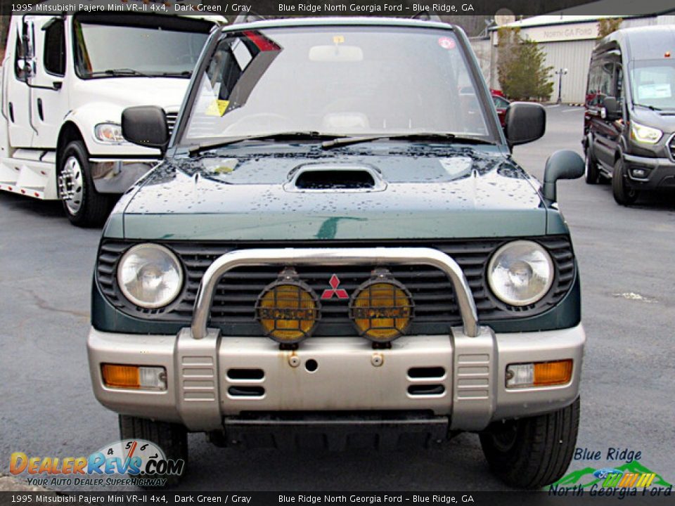 1995 Mitsubishi Pajero Mini VR-II 4x4 Dark Green / Gray Photo #8