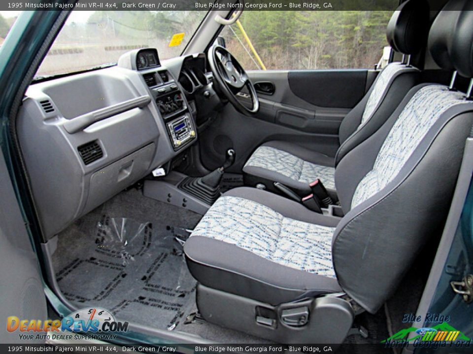 Gray Interior - 1995 Mitsubishi Pajero Mini VR-II 4x4 Photo #9