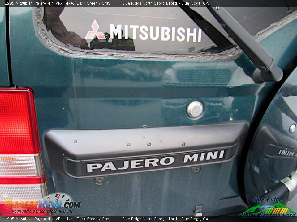 1995 Mitsubishi Pajero Mini VR-II 4x4 Dark Green / Gray Photo #20