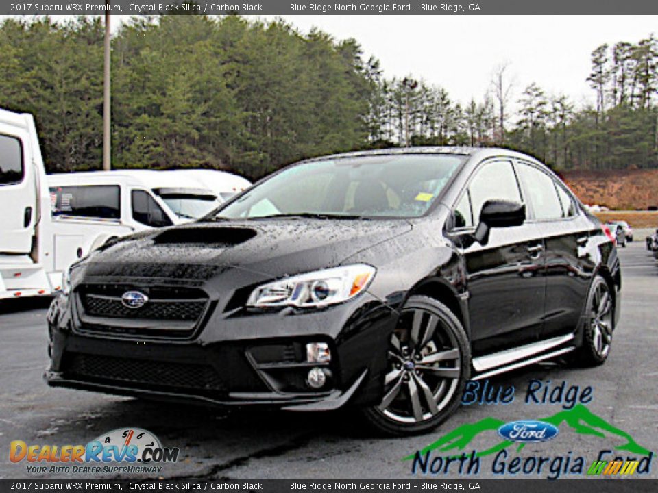 2017 Subaru WRX Premium Crystal Black Silica / Carbon Black Photo #1