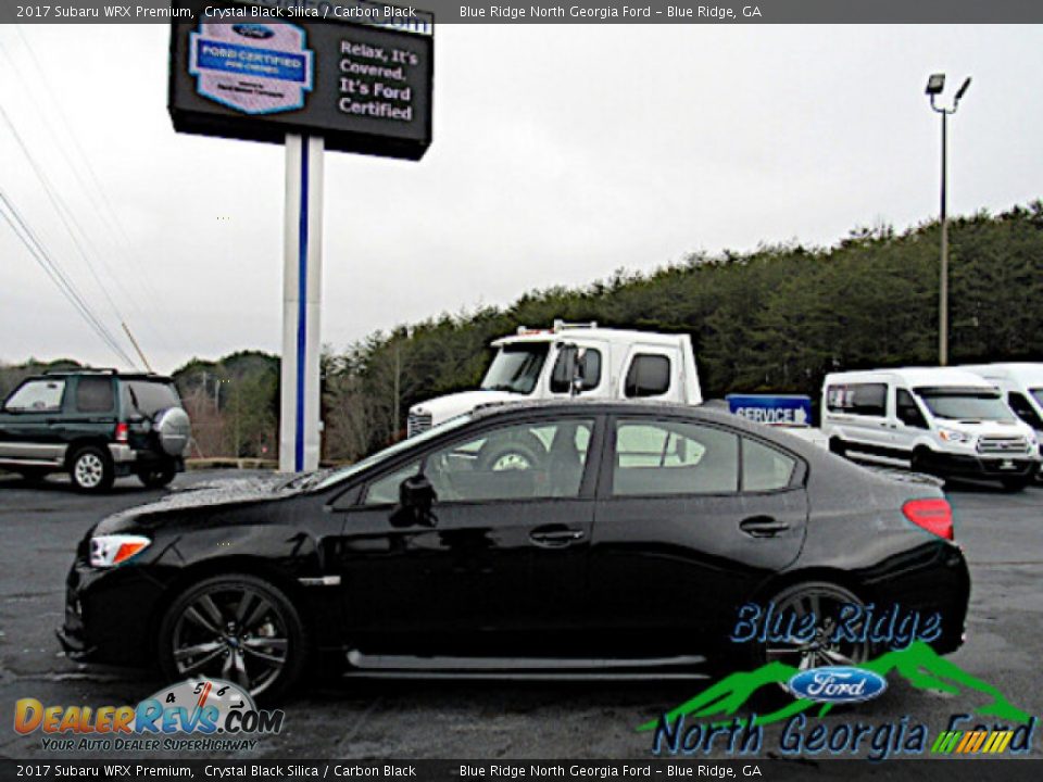 2017 Subaru WRX Premium Crystal Black Silica / Carbon Black Photo #2