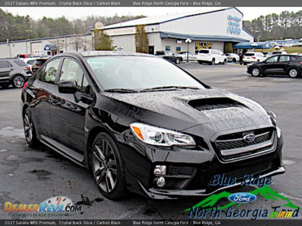 2017 Subaru WRX Premium Crystal Black Silica / Carbon Black Photo #7