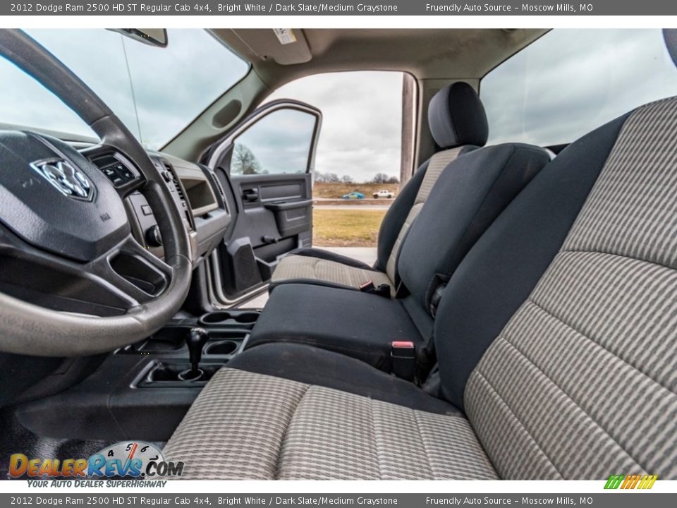 2012 Dodge Ram 2500 HD ST Regular Cab 4x4 Bright White / Dark Slate/Medium Graystone Photo #19