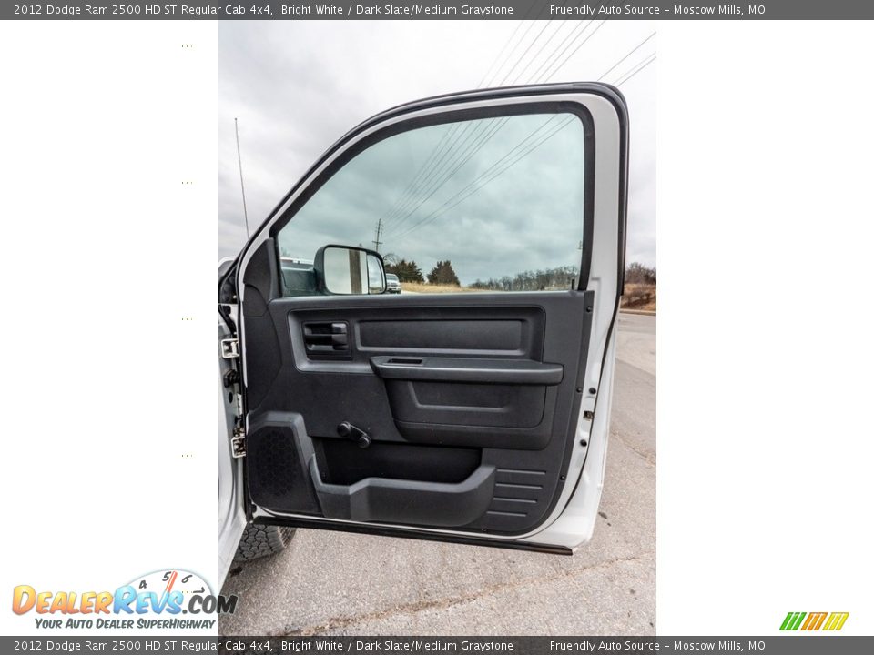 2012 Dodge Ram 2500 HD ST Regular Cab 4x4 Bright White / Dark Slate/Medium Graystone Photo #25