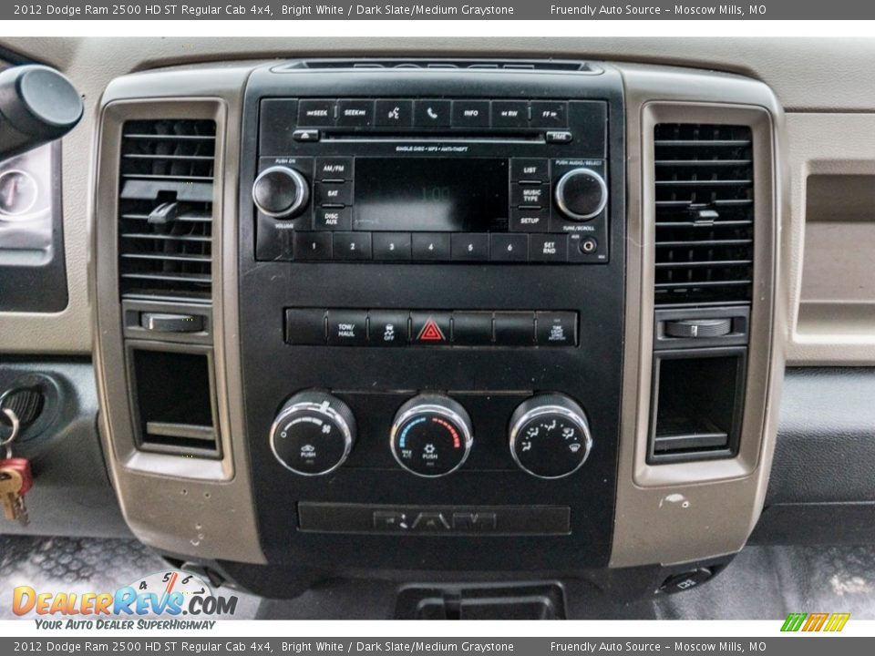 Controls of 2012 Dodge Ram 2500 HD ST Regular Cab 4x4 Photo #30