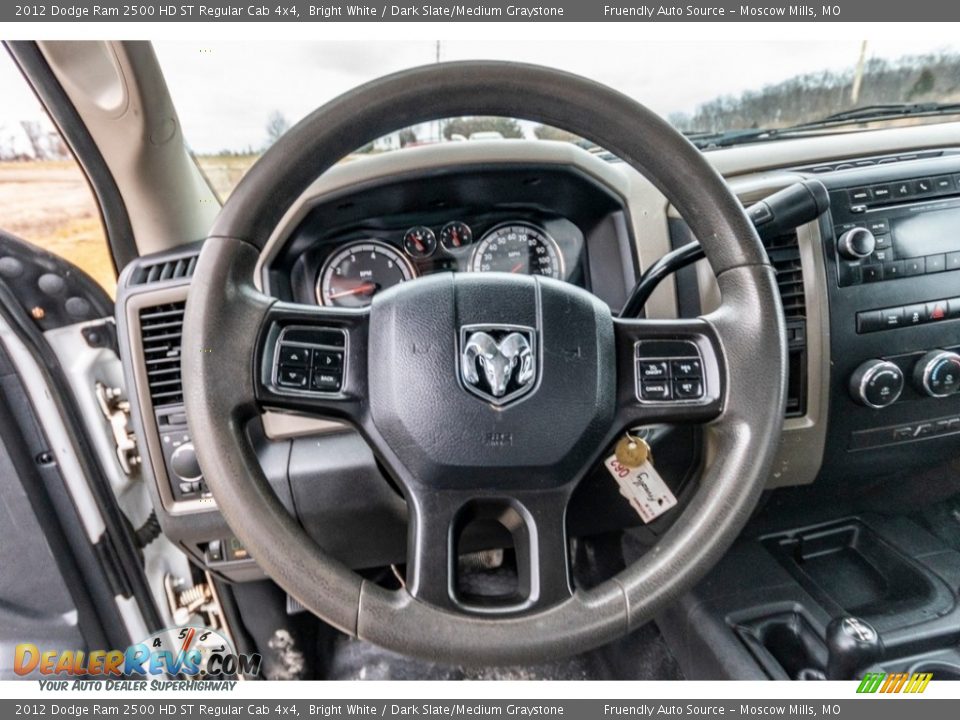 2012 Dodge Ram 2500 HD ST Regular Cab 4x4 Steering Wheel Photo #31