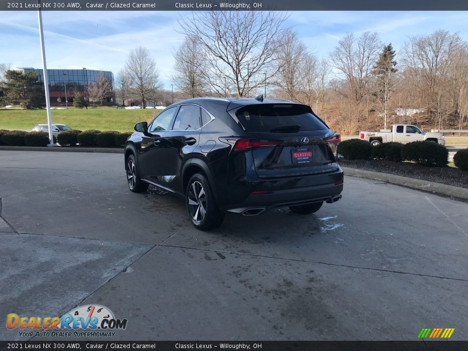 2021 Lexus NX 300 AWD Caviar / Glazed Caramel Photo #4