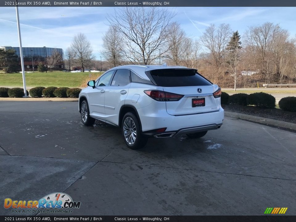 2021 Lexus RX 350 AWD Eminent White Pearl / Birch Photo #4